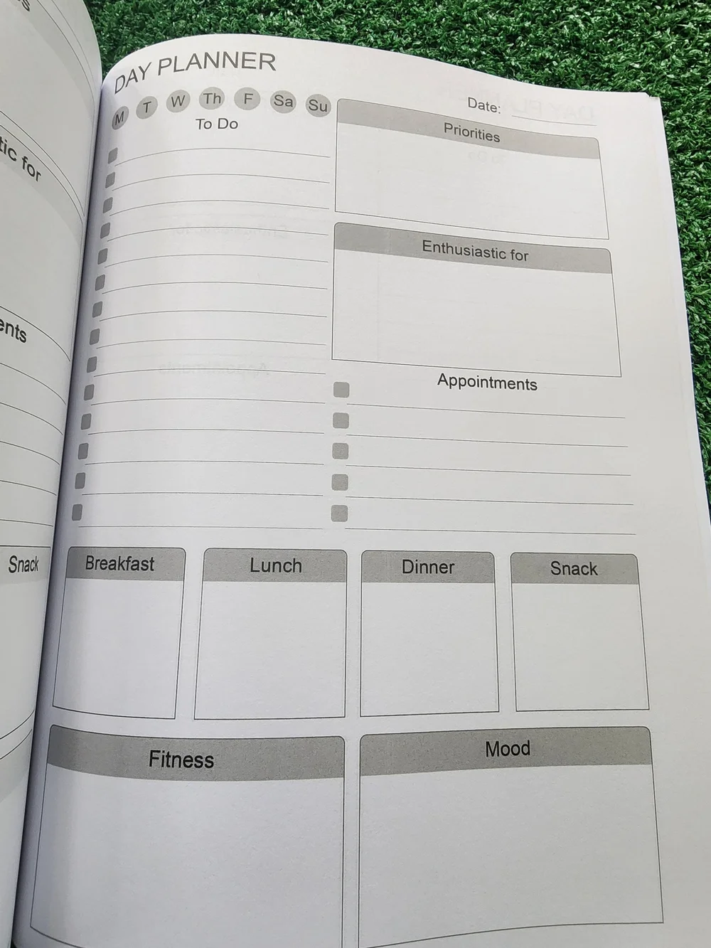 Daily Planner for Busy Moms - Pink Floral